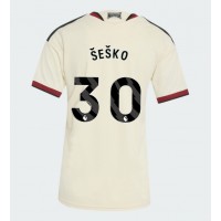 Dres Manchester United Benjamin Sesko #30 Rezervni za Žensko 2026-27 Kratak Rukav